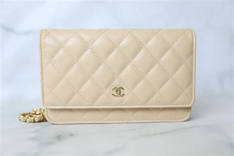 chanel wallet on chain beige|chanel wallet on chain cost.